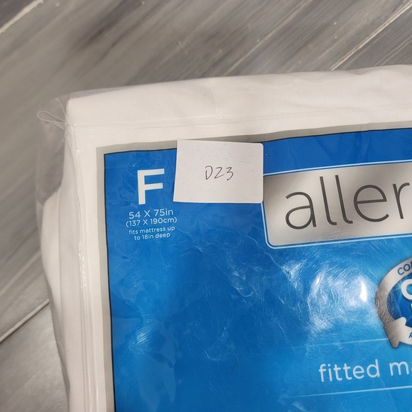 Allerease Cool Touch Full Fitted Mattress Protector Waterproof Allergy Defense - Picture 9 of 9